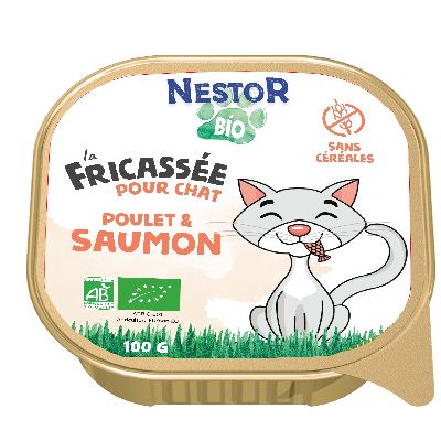Fricasse Saumon Pour Chat 100 G